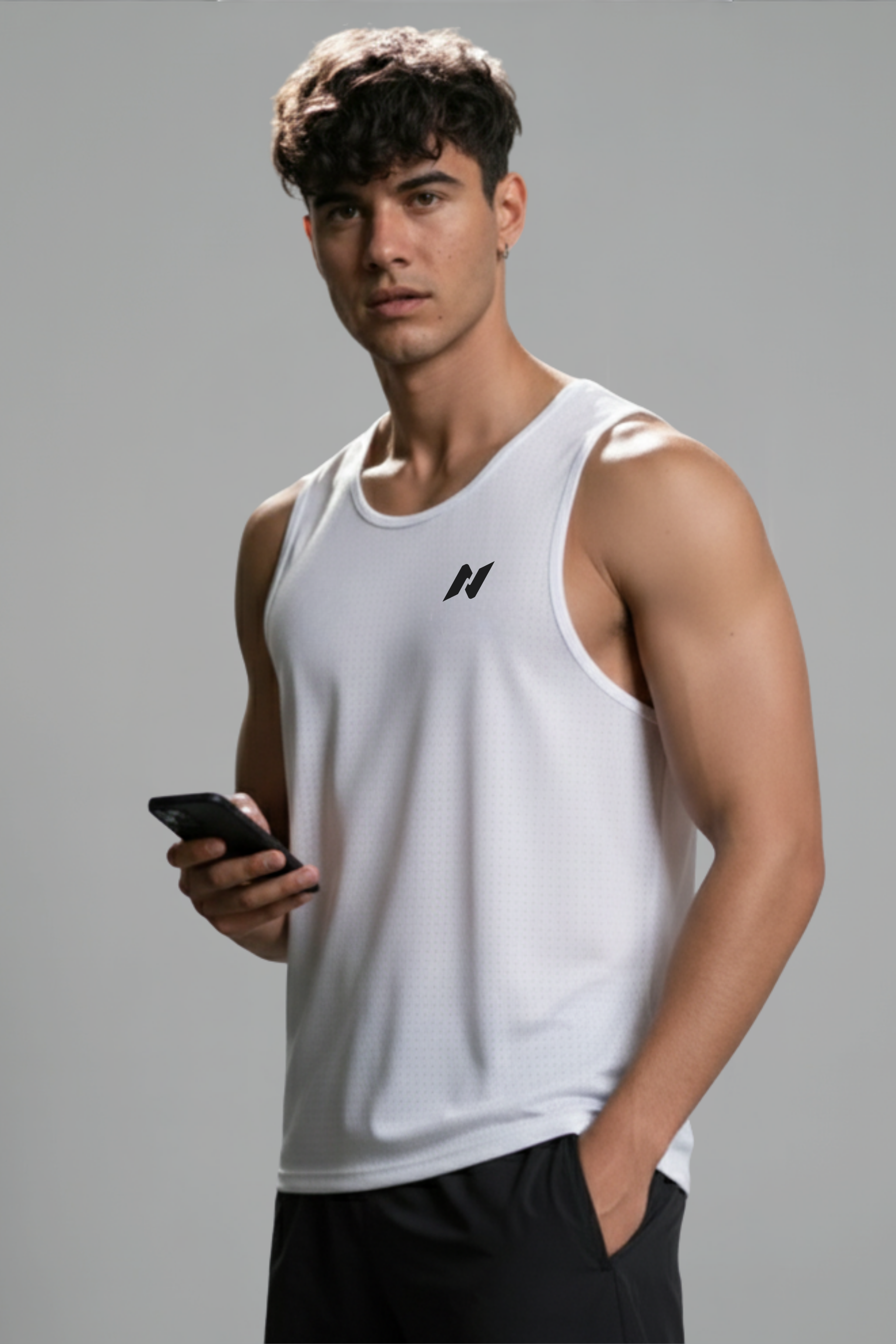Performance Running Tanktop - White