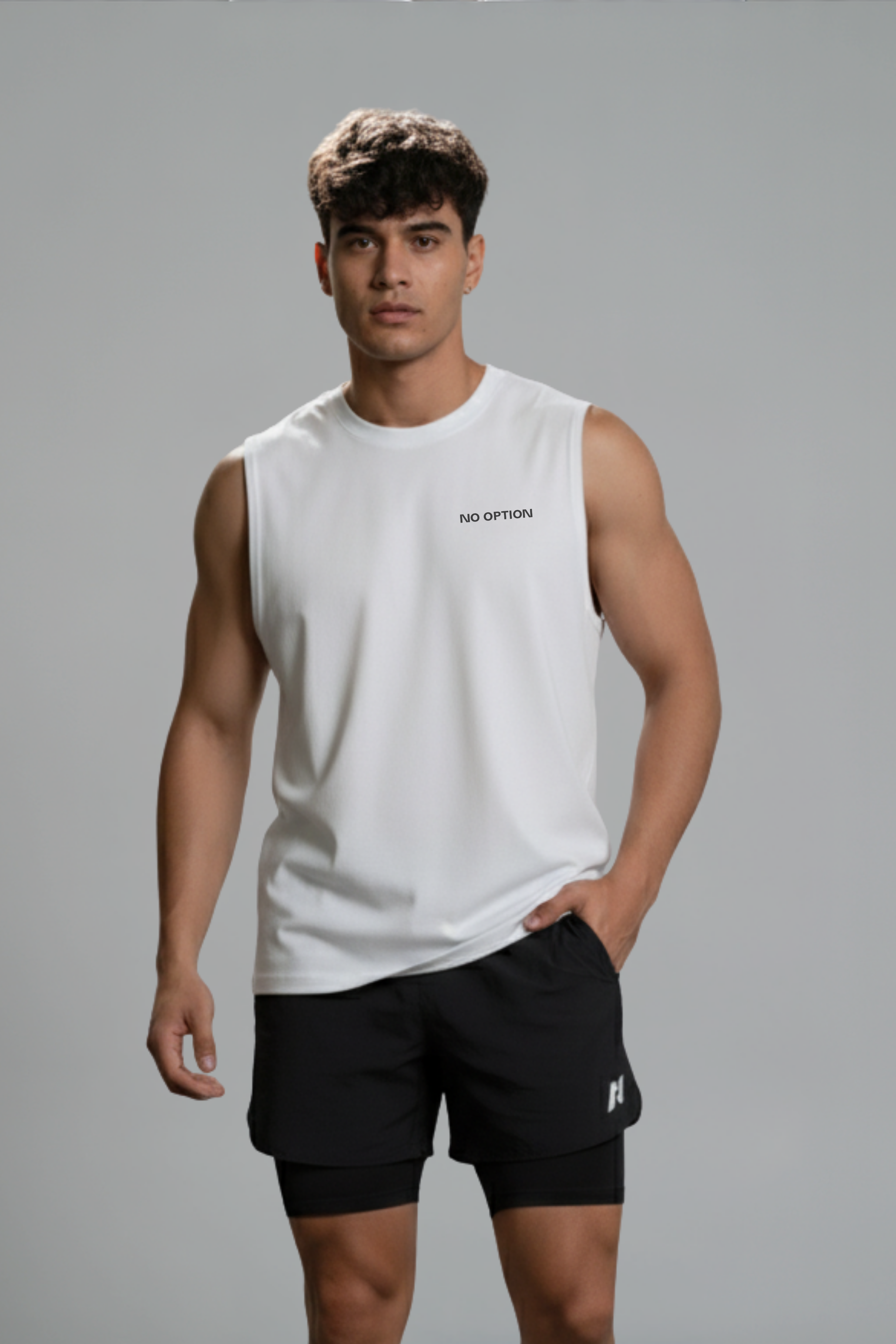 Gym & Lifestyle Tanktop - White